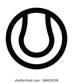 Ball Bold Line Vector Icon
