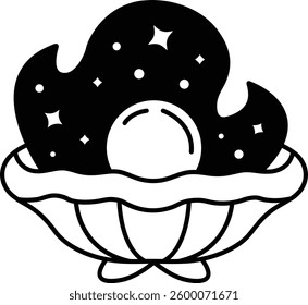 A ball is in a bowl The bowl is in the middle of a background