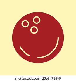 Ball Bowling trendy artwork charming abstract vector illustration colorful valuable design.eps