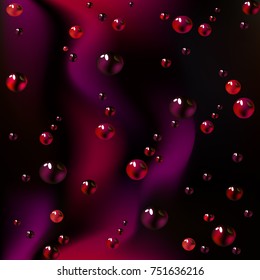 Ball. Bubble. Air balloons. Bright background. Seamless pattern. stock vector.