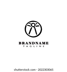 ball cartoon logo icon design icons modern vector illustration