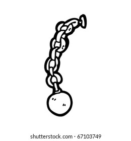 Ball And Chain Cartoon