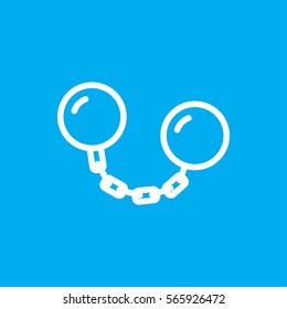 Ball Chain Icon Illustration Isolated Vector Sign Symbol