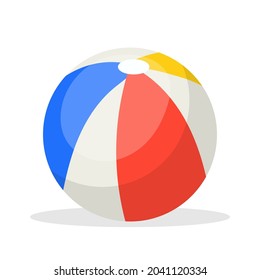 Ball. Children's toy. Icon isolated on white background. For your design.
