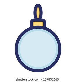 
Ball, christmas, decoration Isolated Vector icon which can easily modify or edit
