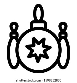 
Ball, christmas, tree Isolated Vector icon which can easily modify or edit
