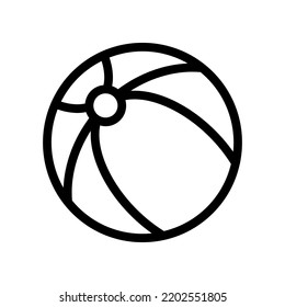 ball circle line icon illustration vector graphic 