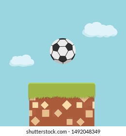 ball cloud tiles vector illustration