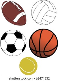 ball collection - vector