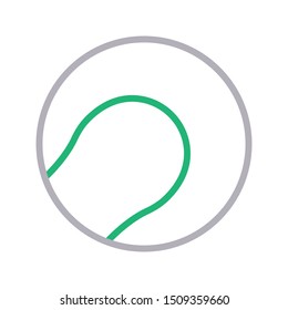 ball colour line vector icon