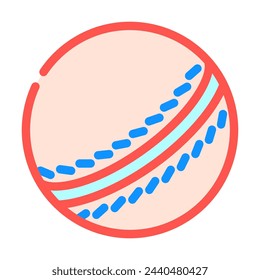 ball croquet game color icon vector. ball croquet game sign. isolated symbol illustration