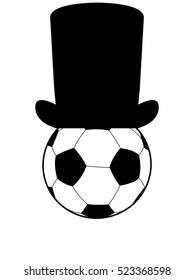
The ball is in the cylinder hat