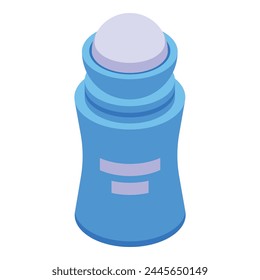 Ball deodorant cosmetic icon isometric vector. Tube fresh. Sign sweat clean