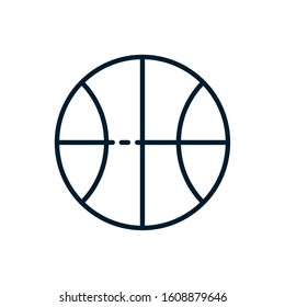Ball design, Basketball sport hobby competition game training equipment tournement and play theme Vector illustration