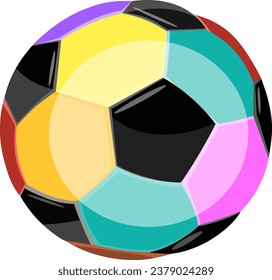 ball of different colors for playing