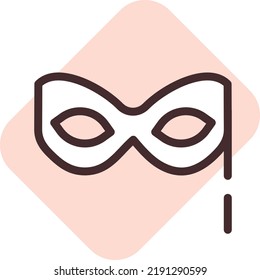 Ball event, illustration, vector on a white background.