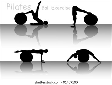 Ball exercise of Pilates