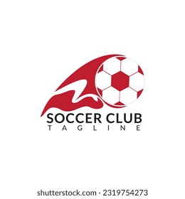 ball with fire. good for soccer club logo. sport design concept. vector illustration of ball
