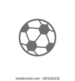 ball for football icon. Simple element illustration. ball for football symbol design template. Can be used for web and mobile on white background
