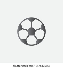 Ball football logo illustration,White Dark Gray