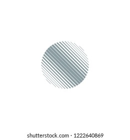 Bola formada por líneas de dibujo de Vector