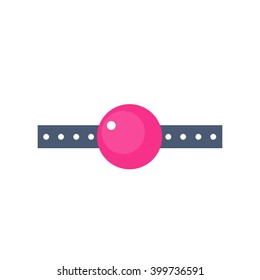 ball gag icon. vector illustration