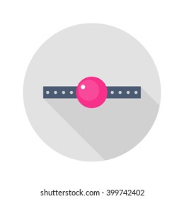 ball gag icon. vector illustration