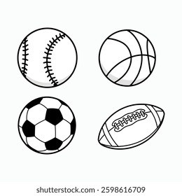 Ball Of The Game- The Four Major Sports Balls