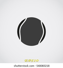 ball, game, icon, vector illustration EPS 10