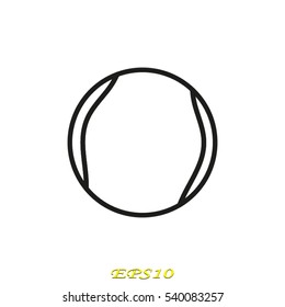 ball, game, icon, vector illustration EPS 10