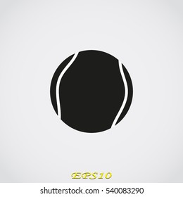 ball, game, icon, vector illustration EPS 10