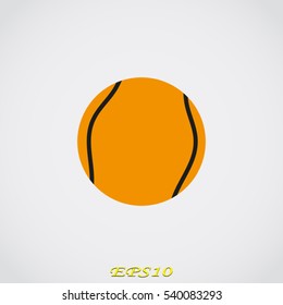 ball, game, icon, vector illustration EPS 10