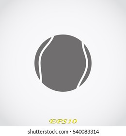 ball, game, icon, vector illustration EPS 10