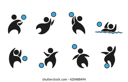 Ball games People Symbol Silhouette Black