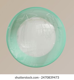 ball glass 3d vector bubble