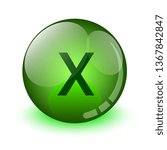 ball glass effect with words inside. vector illustration 