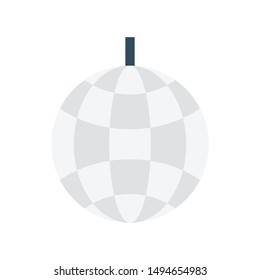 ball glyph flat vector icon