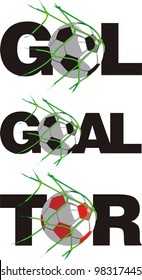ball in goal - in different languages