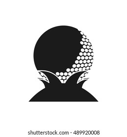 Ball of golf sport design