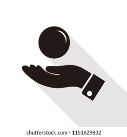 ball in hand icon