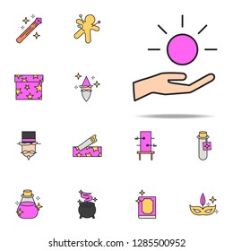 ball in hand icon. magic icons universal set for web and mobile