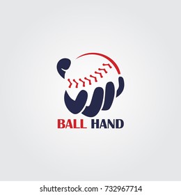 Ball hand logo