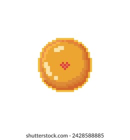 Ball of a heart, pixel art object