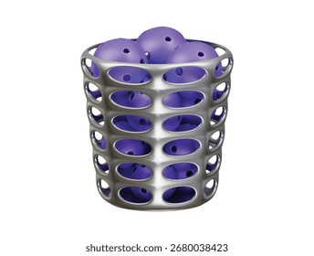  Icono de tolva de bola Ilustración 3D Render