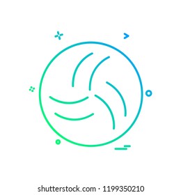 Ball icon design vector