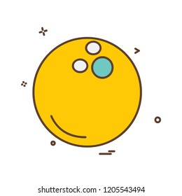 Ball icon design vector