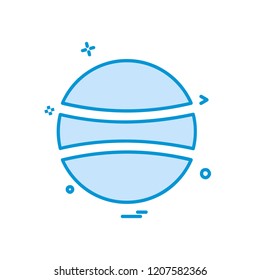 Ball icon design vector