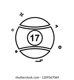 Ball icon design vector