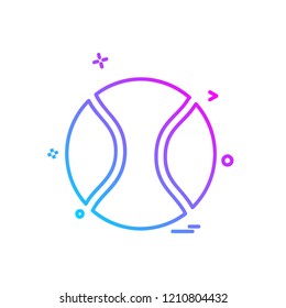 Ball icon design vector