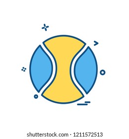 Ball icon design vector